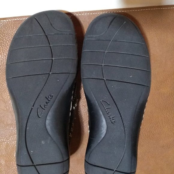 Clarks Bendables Sixty Delta slip-ons, Black - Picture 5 of 9